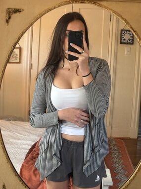 Philosophy striped cardigan